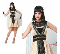 Disfraz Elegante De Princesa Cleopatra Reina Egipcia Nilo Brillante Nuevo