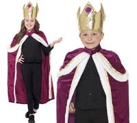 Disfraz Elegante De Rey Para Niños Y Disfraz De Reina Para Niñas De Smiffys