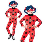 Disfraz Elegante De Superhéroe Para Niños De Miraculous Ladybug Premium