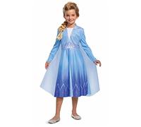 Disfraz Elsa Disney Frozen Oficial, Disfraz Frozen Elsa Niña, Vestido Elsa Frozen Niña Talla S, Niñas de 4 a 6 Años