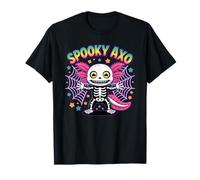 Disfraz Espeluznante de Axolotl Halloween Vibes Lindo Espeluznante AXO Camiseta