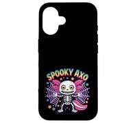 Disfraz Espeluznante de Axolotl Halloween Vibes Lindo Espeluznante AXO Carcasa para iPhone 16