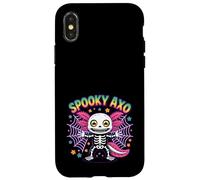 Disfraz Espeluznante de Axolotl Halloween Vibes Lindo Espeluznante AXO Carcasa para iPhone X/XS