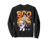 Disfraz Espeluznante de OES en Boo Old English Sheepdog Halloween Sudadera