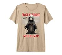 Disfraz Espeluznante de sátira de Vecino del Mundo de Halloween Camiseta Premium