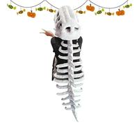 Disfraz esquelético, juego de disfraces de esqueleto de dinosaurio, accesorios de foto para hombres mujeres adultos niños fans juegos de rol conciertos de Navidad sesiones de fotos al aire