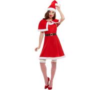 Disfraz Festivo De Navidad De Santa Claus Para Damas Reino Unido 4-22
