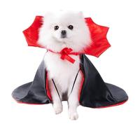 Disfraz Gato Vampiro - Halloween Rojo Negro Murciélago Gracioso - Disfraz Perro Vampiro | para Gatos Pequeños Medianos Cachorro, Celebración Evento Cosplay