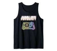 Disfraz Gay de batería y bajo con Bandera de Rainbow Trans Pride, Junglist Camiseta sin Mangas