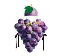 Disfraz genérico para adultos - Gag Broma de fruta con sombrero | Halloween Grape Costume for Women, Men, Elderly, Birthday, Stage Performance, Cosplay, Event Gathering, Party Fun