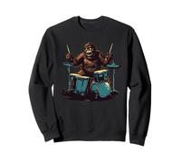 Disfraz genial de pie grande balancín para baterista Sudadera
