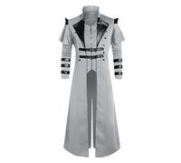 Disfraz Halloween Hombre Adulto Preso Disfraz Hombre Máscara Winter Alien Ropa Medieval Ghostface Terrifier Guadaña Herbst Popular Blanco XL ES