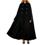 Disfraz Halloween Mujer Adulta Costume Women Bruja Vampiro，Capa medieval con capucha túnica larga elegante para Halloween y disfraz de cosplay Vestimenta histórica de estilo gótico para mujeres para