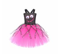Disfraz Halloween NiñA NiñO Vestido tutú Elegante de Malla para niñas Falda Halloween celebración Performance Escenario Infantil Multifuncional