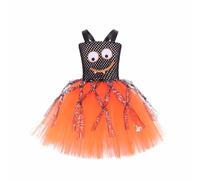 Disfraz Halloween NiñA NiñO Vestido tutú Elegante de Malla para niñas Falda Halloween celebración Performance Escenario Infantil Multifuncional