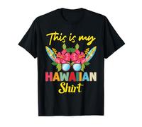 Disfraz Hawaii Flower Niños Niñas Hombres This Is My Hawaiian Camiseta