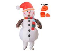Disfraz hinchable de Navidad - Osex de nieve unisex | Combinación para animación, vacaciones, espectáculo, los inflables navideños tiene un diseño festivo, fotografía o disfraz