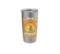 Disfraz humano I'm Really A T Rex divertido dinosaurio de Halloween Vaso térmico de acero inoxidable de doble pared