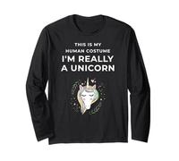 Disfraz Humano I'm Really A Unicorn Pastel Halloween Manga Larga