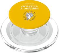 Disfraz Humano I'm Really A Unicorn Pastel Halloween PopSockets PopGrip para MagSafe