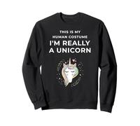 Disfraz Humano I'm Really A Unicorn Pastel Halloween Sudadera