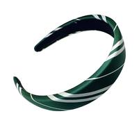 Disfraz infantil Corbata, diadema ancha de flores, accesorio para el pelo, para comunión y niña, corona de flores, diadema ancha para mujer (verde oscuro)