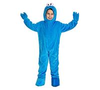 Disfraz infantil de Monstruo de las Galletas de Sesame Street - Azul - Talla Infantil: 134 - 140 - Disfraz de Carnaval, Halloween, Fiesta temática
