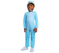 Disfraz infantil de Rubie's Official Jurassic World Explorer Velociraptor, talla 3-4 años