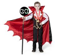 Disfraz infantil de vampiro rojo (pequeño (5-7 años))