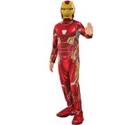 Disfraz Infantil Iron Man Mark 50 Completo Marvel Rojo + Máscara 3-10 Años