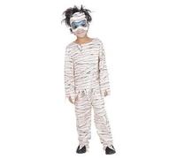 Rubies Disfraz Momia Malota para niños y niñas, Camiseta, pantalón y máscara, Muerto Viviente, Licencia Oficial para Halloween, Fiestas, Cosplay