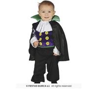 Disfraz Infantil Pequeño Vampiro. Contenido Capa, Mono con Pechera. #Guirca #Halloween #Vampiro