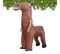 Disfraz Inflable De Caballo Traje Inflable Unisex De Cuerpo Completo