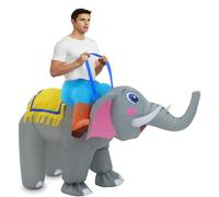 Disfraz inflable de elefante para adultos, disfraz inflable de Halloween, traje de animales para hombre y mujer