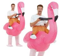Disfraz Inflable De Flamenco Para Fiesta En La Playa Hawaiana