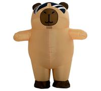 Disfraz inflable Halloween Fun lindo Capybara Disfraz con gafas geniales para fiestas, festivales, cosplay
