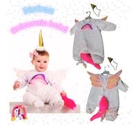 Disfraz invierno bebe unicornio Talla hasta 12 meses