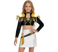 Disfraz K pop Niña De Carnavals para Guerreras Cosplay Uniforme Anime Atuendo Hip Hop Conjunto Completo De rol para Niñas Carnaval Y Fiesta De Halloween para 2-14 años