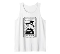 Disfraz mágico de Halloween de la Carta del Tarot de la Bruja Camiseta sin Mangas