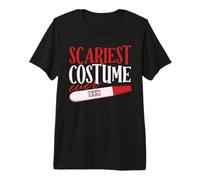 Disfraz más Aterrador jamás Divertido Halloween Prueba de Embarazo bebé Camiseta Premium