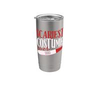 Disfraz más aterrador jamás divertido Halloween prueba de embarazo bebé Vaso térmico de acero inoxidable de doble pared