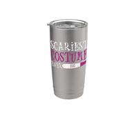 Disfraz más aterrador jamás divertido Halloween prueba de embarazo bebé Vaso térmico de acero inoxidable de doble pared