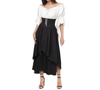 Disfraz Medieval Disfraz Carnaval Mujer Romana Disfraces En Pareja Trajes De Vikinga Capa Hombre Mimo Talla Grande Mujeres Fantasia Mulher Medievales Ligero Elfa Reina 4Xl Fatos Para Disfrazes Dama