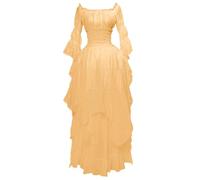 Disfraz Medieval Disfraz Mujer Carnaval Arquera Reina Inglaterra Disfraces Adulto Saloon Oeste Fatos De Mulher Vikinga Vestido Princesa Talla Grande Vikingo Epoca Edad Media Bordado Medievales 3Xl