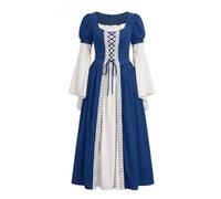 Disfraz Medieval Hombre Vestido Antiguo Lazo Cintura Largo Corte Performance Teatro Drama Histórico Elegante Auténtico Traje Medieval Hombre Teatral
