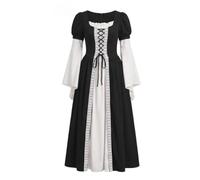 Disfraz Medieval Hombre Vestido Antiguo Lazo Cintura Largo Corte Performance Teatro Drama Histórico Elegante Auténtico Traje Medieval Hombre Teatral