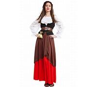 DISFRAZ MESONERA MEDIEVAL TALLA S- - S