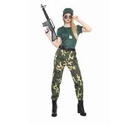 DISFRAZ MILITAR CHICA TALLA S
