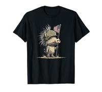 Disfraz Militar de Cerdo Genial para los Amantes de los Cerdos Salvajes Camiseta