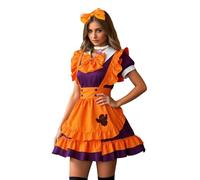 Disfraz Mujer Carnaval Vestido Bruja Bordado Halloween Para Cosplay Y Fiestas Temáticas Disfraz Carnaval Mujer Mágico Con Sombrero Puntiagudo Y Capa Corta Para Conjuros Y Hechizos En Halloween
